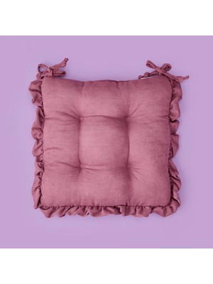 Matmel Soft Nora Sandalye Minderi - Gülkurusu - 40X40 cm