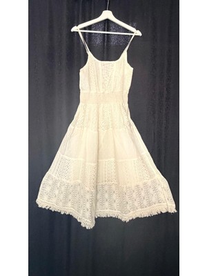 Aashiv's Collection Plaj Elbisesi Pamuklu Askılı