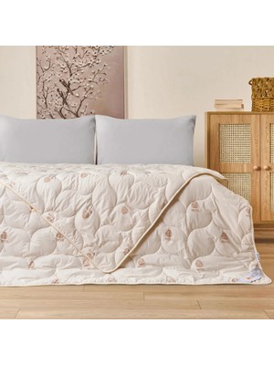 Matmel Soft Tek Kişilik Yün Yorgan - Beyaz - 155X215 cm