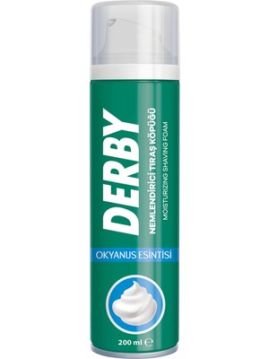 Derby Okyanus Esintisi 200 ml Nemlendirici Tıraş Köpüğü Hassas Ciltler İçin Uygun
