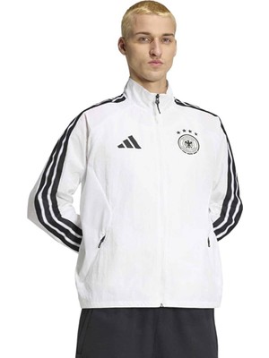 Adidas Almanya Home Anthem Erkek Beyaz Dik Yaka Ceket JZ9339