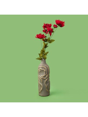 Matmel Deco Krizantem Dal Çiçek - Fuşya - 84 cm