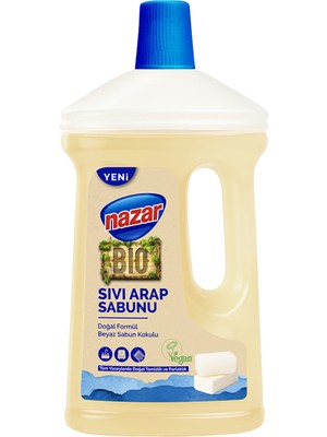 Nazar Bio Beyaz Sabun Kokulu Sıvı Arap Sabunu 1 L 5 Adet