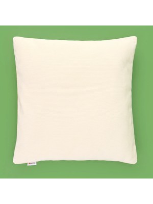 Matmel Soft Penny Kırlent - Krem - 43X43 cm