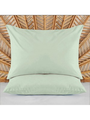 Matmel Soft Basic 2'li Yastık Kılıfı - Yeşil - 50X70 cm