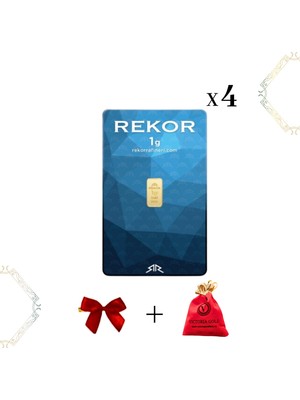 Victoria 4 Adet 1 gr 24 Ayar Altın ( Rekor )