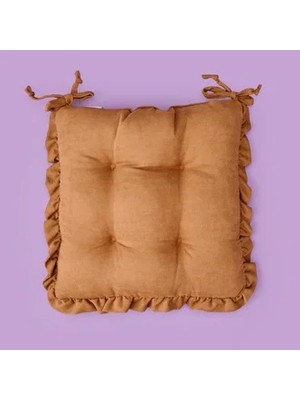 Matmel Soft Nora Sandalye Minderi - Açık Kahverengi - 40X40 cm