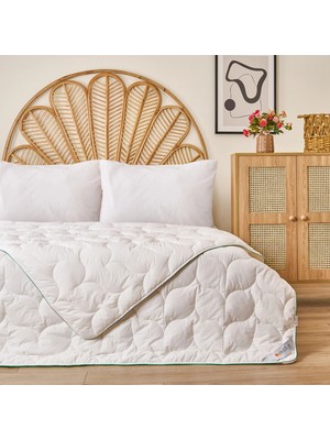 Matmel Soft Çift Kişilik Bambu Yorgan - Beyaz - 195X215 cm
