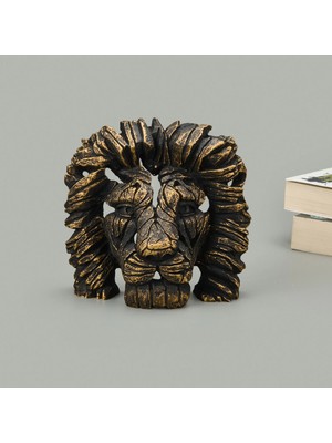 Matmel Deco Leone Dekor - Gold / Siyah - 14,5 cm