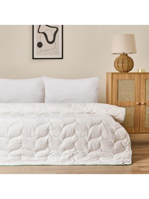 Matmel Soft Tek Kişilik Bambu Yorgan - Beyaz - 155X215 cm