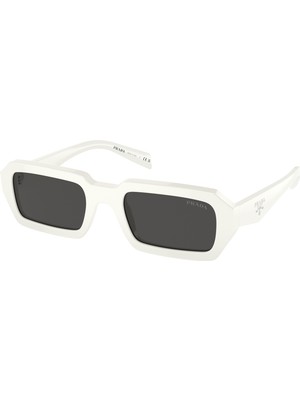 Prada Pr A12S (17K08Z) 52 | Unisex Beyaz Güneş Gözlüğü