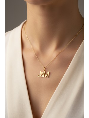 Tabitela 8 Ayar Altın Kolye Ucu Harf J&m   GM12780 1 gr