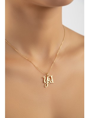 Tabitela 14 Ayar Altın Kolye Ucu Harf I&y   GM12692 0.5 gr