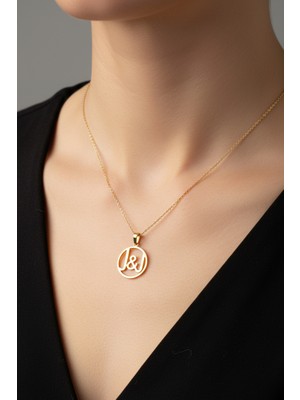 Tabitela 8 Ayar Altın Kolye Ucu Harf J&j   GM12729 1 gr