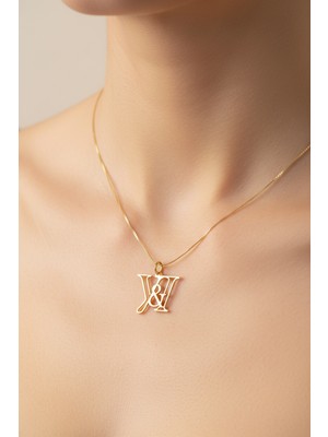 Tabitela 8 Ayar Altın Kolye Ucu Harf I&y   GM12707 1 gr