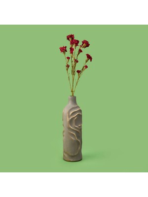 Matmel Deco Karanfil Dal Çiçek - Bordo - 68 cm