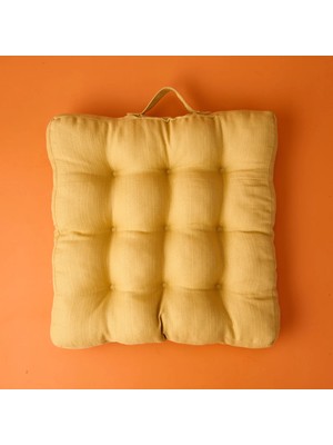 Matmel Soft Traum Sandalye Minderi - Hardal - 45X45 cm