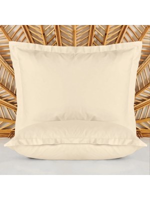 Matmel Soft Basic Oxford 2'li Yastık Kılıfı - Bej - 50X70 cm