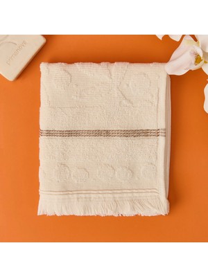 Matmel Soft Zeleno El Havlusu - Krem - 30X50 cm
