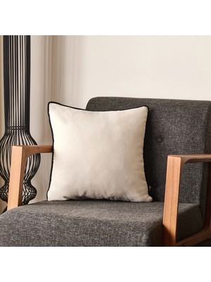 Matmel Soft Asas Kırlent - Beyaz - 45X45 cm