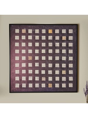 Matmel Deco Darkness Kanvas Tablo - Siyah - 100X100 cm