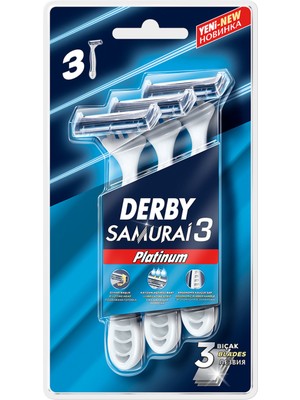 Derby Samurai Platınum 3 Blister 3'lü 2 Adet