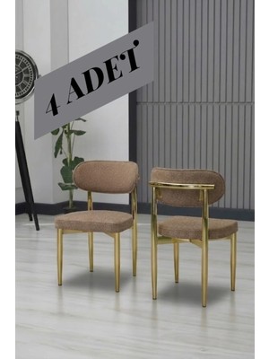 JoyMassa Polo Sandalye Gold Ayak 4 Adet