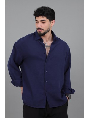 Stil Kombin Yazlık Uzun Kol Keten Gömlek Spr 16223_40428