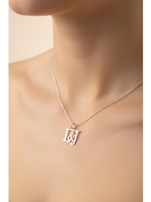 Tabitela 925 Ayar Gümüş Kolye Harf J&l   SM12762
