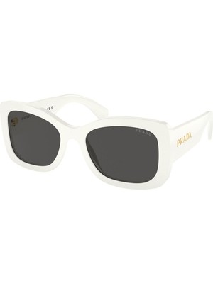 Prada Pr A08S (1425S0) 56 | Kadın Beyaz Güneş Gözlüğü