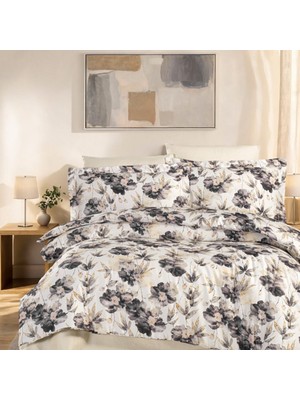 Aryıldız Home Saten Baskılı Nevresim Takımı Çift Kişilik Helena