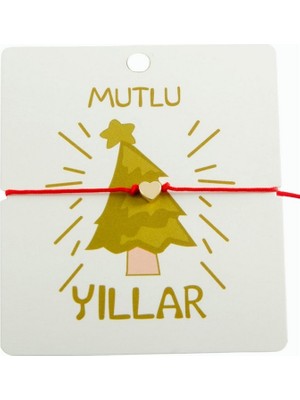 Zero Land Depomix Kalp Yılbaşı Bilekliği - Kırmızı