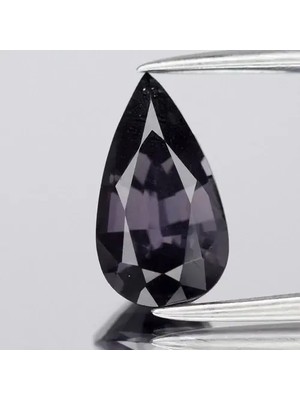 Aries 1.57CT 10.2x5.7mm Pear Natural Deep Purple Spinel - Burma Gemstone