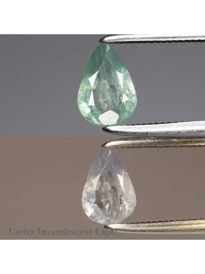 Aries 0.56CT 6.5x4.5mm Pear Natural Green Alexandrite - Russia Gemstone