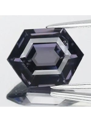 Aries 5.38CT 12.8x9.5mm Vs Hexagon Natural Violet Spinel - Burma, Gemstone