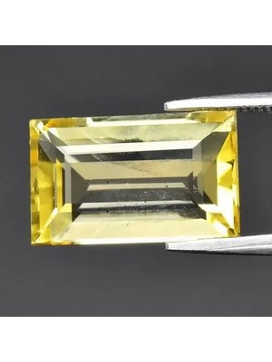 Aries 5.33CT 13.5x8.3mm Vs Baguette Natural Yellow Scapolite - Tanzania Gemstone