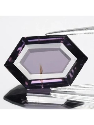 Aries 6.91CT 16.2X10MM Vs Hexagon Natural Purple Spinel - Burma Gemstone