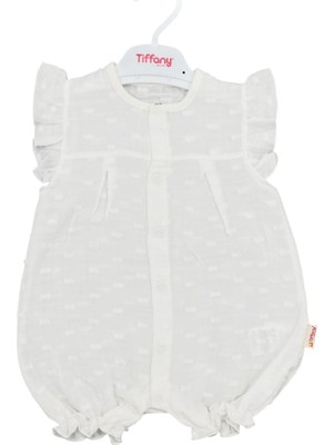Tiffany Baby Müslin Newborn Pure Theme Fırfırlı Atlet Tulum 10089