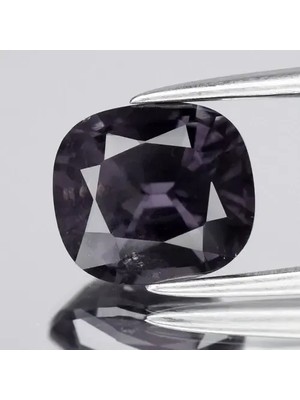 Aries 2.14CT 8X7MM Cushion Natural Purple Spinel - Burma Gemstone