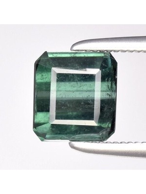 Aries 1.48CT 6.3x5.8mm Octagon Natural Bluish Green Tourmaline - Unheated, Africa