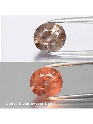 Aries 1.01CT 6x5.5mm Oval Natural Color Change Garnet - Unheated, Africa Gemstone