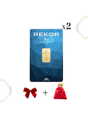Victoria 2 Adet 5 gr 24 Ayar Altın ( Rekor )