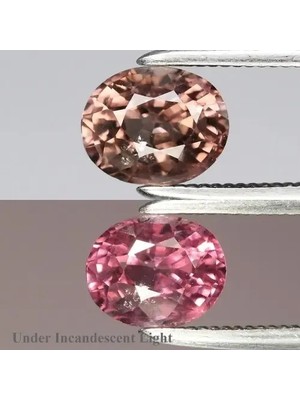 Aries 0.95CT 6X5MM Oval Natural Color Change Garnet - Unheated, Africa Gemstone