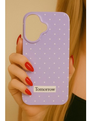 Darkom iPhone 16 Uyumlu Renkli Silikon Benekli Darbe Emici Özelliğe Sahip Kılıf
