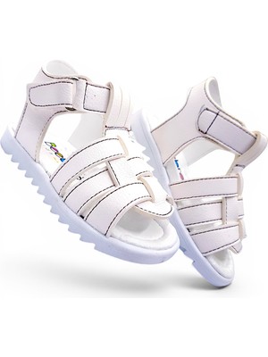 Beebron Ortopedik Erkek Ilk Adım Bebek ve Çocuk Sandaleti Cabrio S. GCMCBR2415 Açık Krem 24