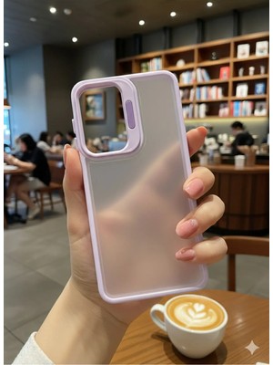 Darkom Samsung Galaxy A07 5g Uyumlu /kenarları Düz Renkli /arkası Mat /stand Olabilen /darbe Emici Kılıf.