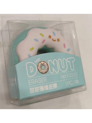 Ada Çanta Kırtasiye Donut Şeklinde Orta Boy Silgi (1 Adet ) (Mavi) UI8546566
