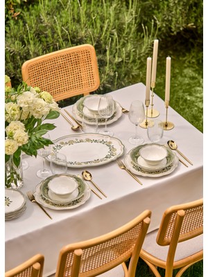 Bella Maison Rebecca New Bone 24 Parça 6 Kişilik Yemek Takımı