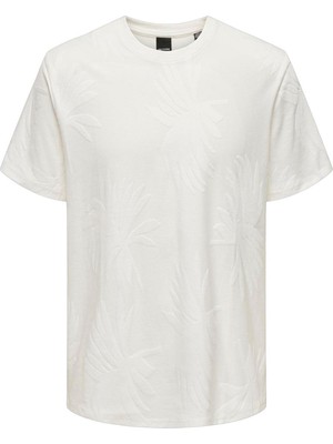 Only & Sons Onsmarco % 100 Pamuk Relaxed Fit Bisiklet Yaka T Shirt Erkek T Shirt 22029457
