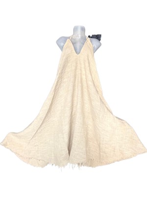 Aashiv's Collection Plaj Elbisesi Pamuklu Askılı